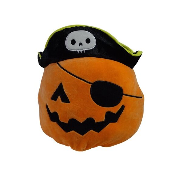 Kellytoy Flipamallows Reversible Halloween Pumpkin/Bat Plush Toy Orange Black - Picture 3 of 9